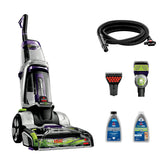 Bissell ProHeat 2X vista frontal mostrando controles y depósito, limpieza potente