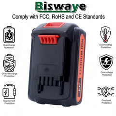 Biswaye LBXR20 en uso con soplador, mayor autonomía de trabajo