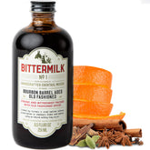 Bittermilk botella frente mostrando diseño y facilidad de uso