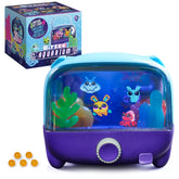 BITZEE acuario frontal mostrando pantalla grande y personajes, diversión inmediata