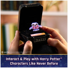 BITZEE vista interior con personajes como Harry y Hermione en efecto llegada