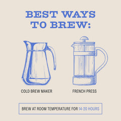 Bizzy jarra de cold brew preparada con sabor intenso y cuerpo