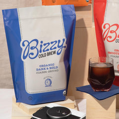 Bizzy textura de molienda gruesa optimizada y fácil de filtrar