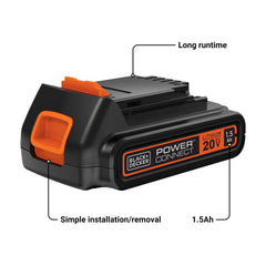 BLACK+DECKER textura de la carcasa resistente que protege contra impactos