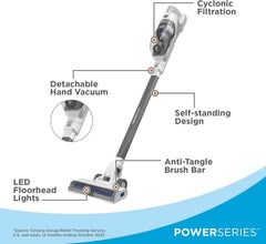 BLACK+DECKER primer plano del cepillo anti-enredos recogiendo pelo de mascota