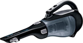 BLACK+DECKER vista frontal del aspirador de mano mostrando diseño compacto y ergonomía