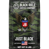 Black Rifle Coffee Company bolsa 5 lb frente mostrando marca y practicidad