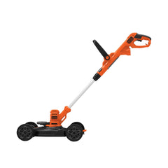 BLACK+DECKER vista frontal del combo 3-en-1, versatilidad para céspedes pequeños