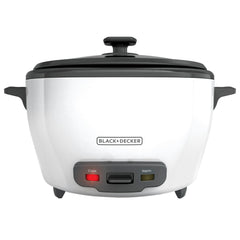 BLACK+DECKER arrocera vista frontal con tapa de vidrio para control visual y cocción segura