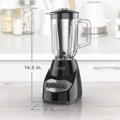 BLACK+DECKER jarra de vidrio PerfectPour con pico reclosable para vertidos limpios