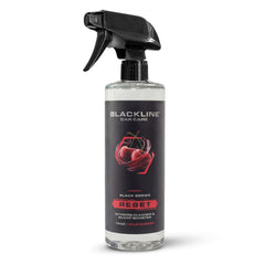 Blackline Reset frente del envase mostrando diseño y beneficio limpieza premium