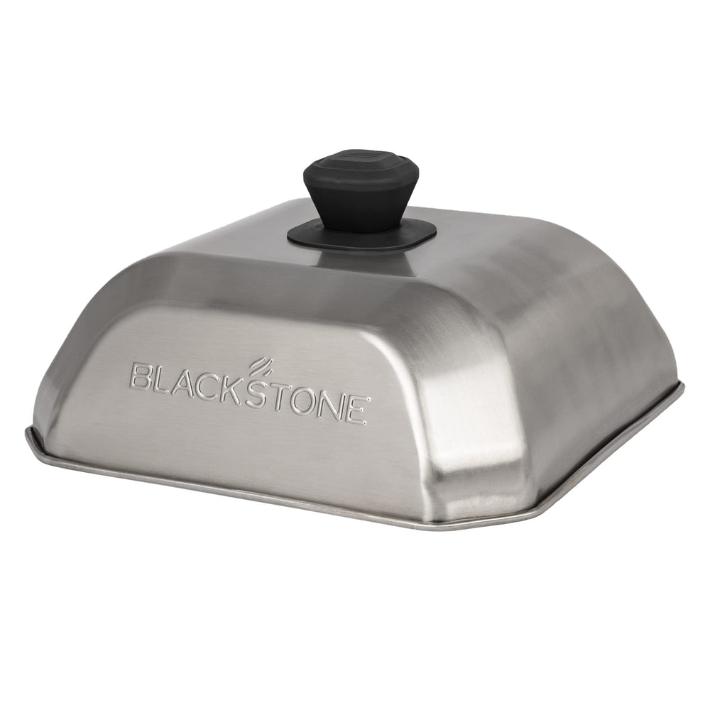 Blackstone tapa basting frontal mostrando forma cuadrada y cobertura
