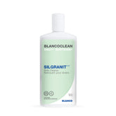 BLANCO botella frontal del limpiador Daily+ mostrando etiqueta y volumen