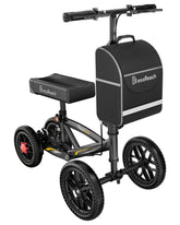 BlessReach vista frontal del scooter con soporte estable y plegado rápido