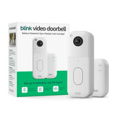 Blink timbre frontal en blanco mostrando diseño y fácil instalación