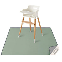Blissful Diary tapete frontal sage green protegiendo el suelo