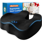 BlissTrends cojín XL frontal mostrando forma ergonómica y confort