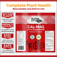 Bloom City aplicando fertilizante en maceta evidenciando crecimiento saludable