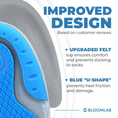 BloomLab copa colocada dentro de un zapato para mayor confort