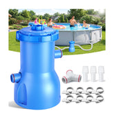 BluClear front view of pump showing compact design and easy placement