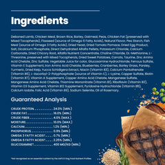 Blue Buffalo ingredientes naturales como arroz integral y cordero