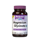 Bluebonnet front packaging showing magnesium glycinate benefits