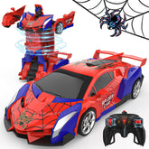 BLUEJAY vista frontal del coche RC y su empaque mostrando acabado robusto