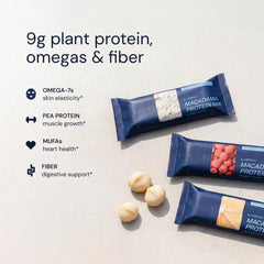 Blueprint Bryan Johnson corte interior mostrando relleno y frutos secos