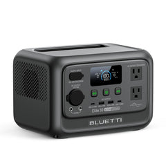 BLUETTI Elite 30 V2 front view showing compact design and easy portability benefit