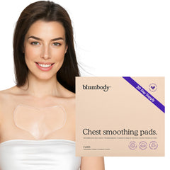 BLUMBODY parche pecho frontal mostrando forma y contorno para ajuste cómodo