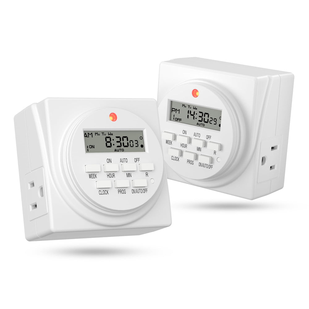 BN-LINK front view showing both grounded outlets and compact design for space saving