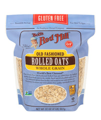Bob's Red Mill textura cercana de avena laminada que aporta cremosidad