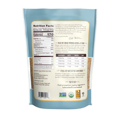 Bob's Red Mill porridge en cuenco listo para servir con toppings saludables
