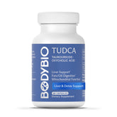 BodyBio frasco frontal mostrando el envase y la dosis 250 mg, beneficio claridad de información