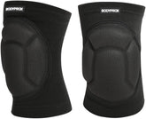 Bodyprox vista frontal del par de rodilleras mostrando ajuste y diseño protectivo