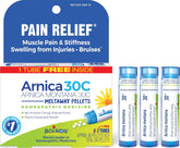 Boiron Arnica montana frontal mostrando el envase y beneficio alivio temporal