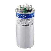 BOJACK condensador CBB65 frente con etiqueta visible y especificaciones claras