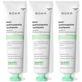 Boka envase frontal mostrando diseño limpio y beneficios de esmalte
