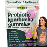BoochBod empaque frontal que muestra la marca y beneficios para la digestión