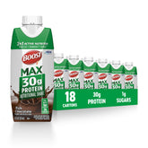 BOOST envase frontal Chocolate mostrando 30 g de proteína y conveniencia