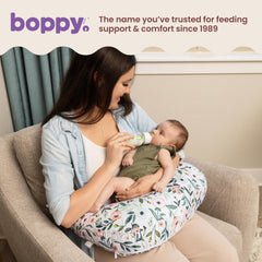 Boppy primer plano del relleno acolchado con textura suave y soporte