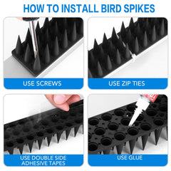 BORHOOD mounted on balcony railing, keeping railing clean and bird-free