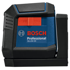 Bosch GLL50-20 montaje magnético fijado en perfil metálico para estabilidad