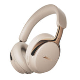 Bose QuietComfort Ultra vista frontal con acabado Driftwood Sand, diseño premium y comodidad
