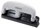 Bostitch taladrador frontal mostrando diseño plateado y capacidad profesional