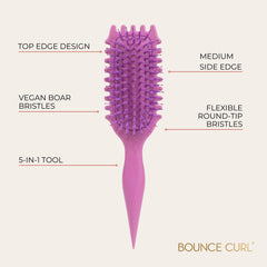 Bounce Curl macro de cerdas veganas que definen y deslizan