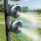 BOYISEN ventilador magnético frontal mostrando diseño y control fácil