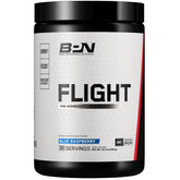 BPN Flight frente del envase mostrando etiqueta y beneficio de energía sostenida