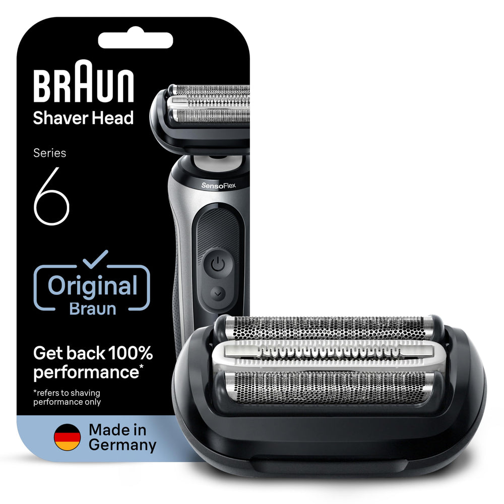 Braun cabezal frontal mostrando lámina y diseño, mejora la cercanía