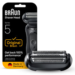 Braun cabezal Series 5 frontal en caja mostrando un recambio seguro y auténtico